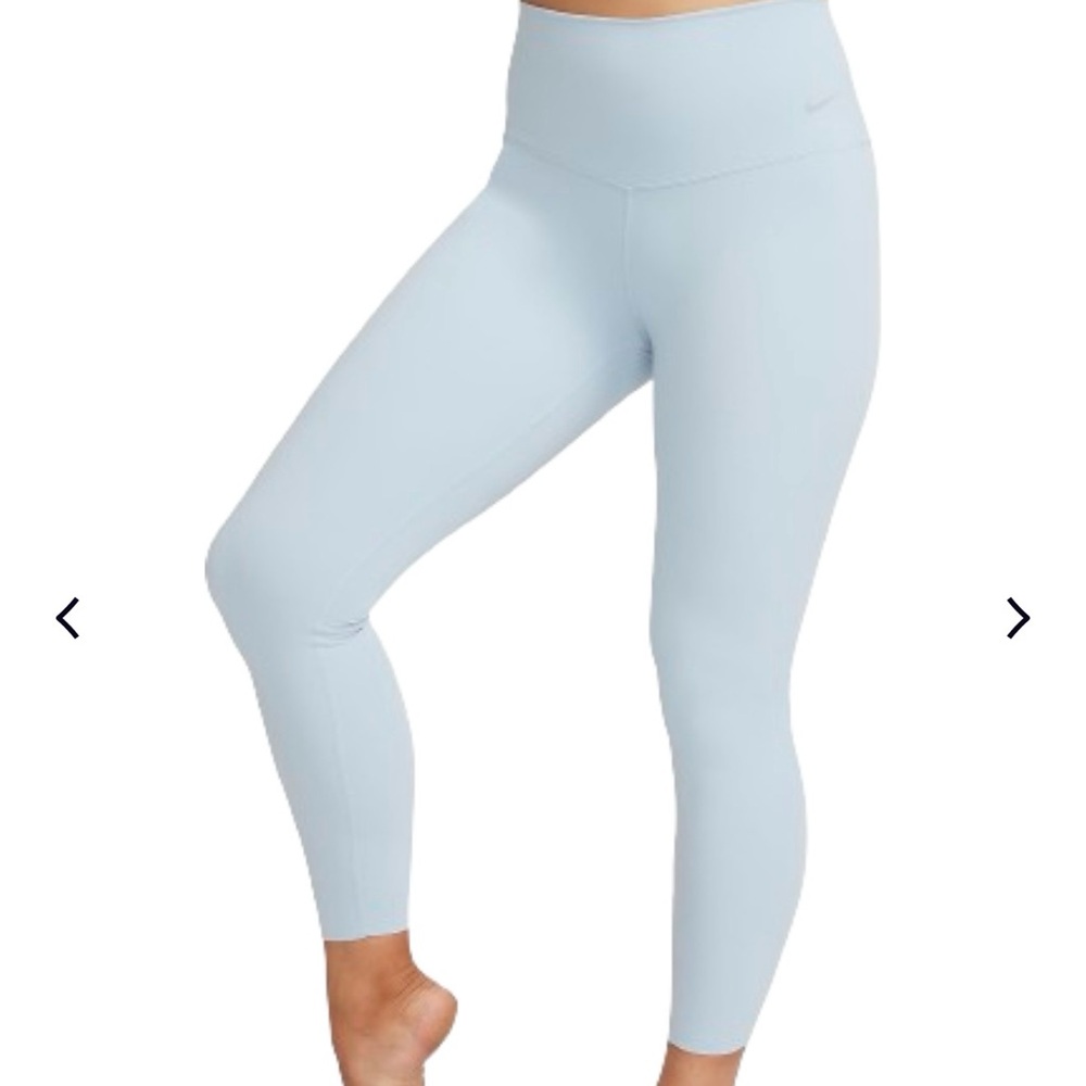 Nike Zenvy Gentle Support High Waist 7/8 Leggings M Medium Blue Women NWT $100 - Picture 2 of 14